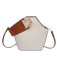 Bootara Women's Signature Barrel Bag - Color-Block Minimalist Shoulder Bag | Convertible Casual Chic