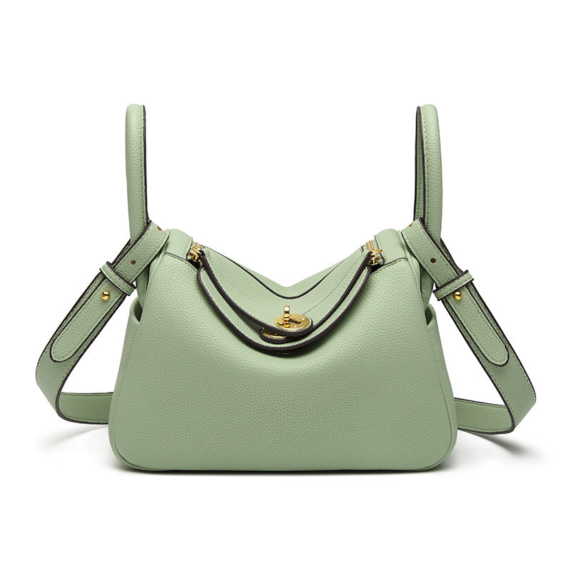 Bootara Women's Orsay Pebbled Bucket — Artisan-Stitched Top-Grain Leather Tote with Convertible Carry & Structured Silhouette