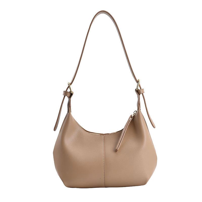 Bootara Women's Crescent Shoulder Bag – Textured Underarm Saddle | Minimalist Essential