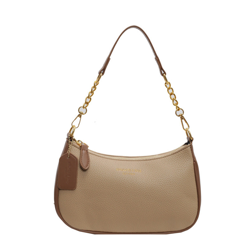 Bootara Women's Artisan Crescent Crossbody Bag - Versatile Shoulder Bag with Chain Strap & Convertible Carry