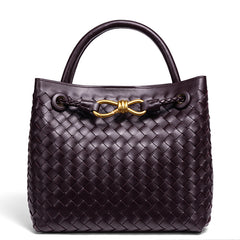 Bootara Women's Artisan Weave Tote - Expandable Crossbody with Butterfly Motif & Structured Silhouette