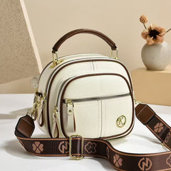 Bootara Women's Multi-Zip Compact Satchel — Premium Convertible Shoulder & Crossbody Bag with Curated Organization & Elevated Everyday Style