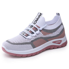 Bootara Women's Lorien Knit Comfort Sneakers – Colorblock Everyday Walking Shoes (US 5–10.5)